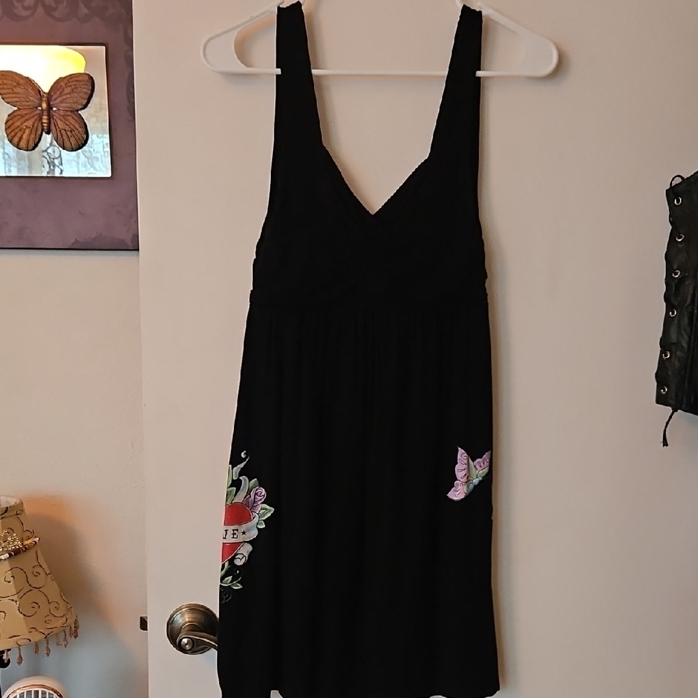 Flowers by Zoe Black Embellished Mini Sundress